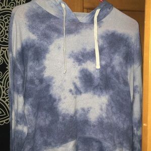 Hollister Tie-Dye cropped hoodie